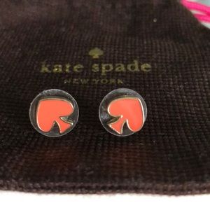 Kate spade stud earrings w/ bag!